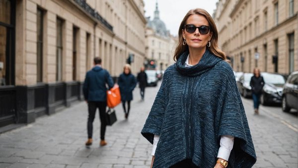 Comment créer un look élégant avec un poncho ?