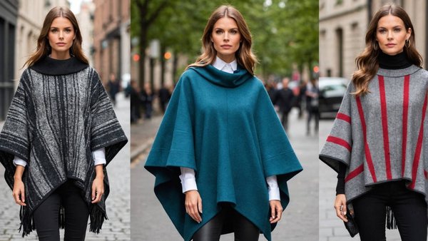 Les tendances actuelles des ponchos dans le milieu professionnel